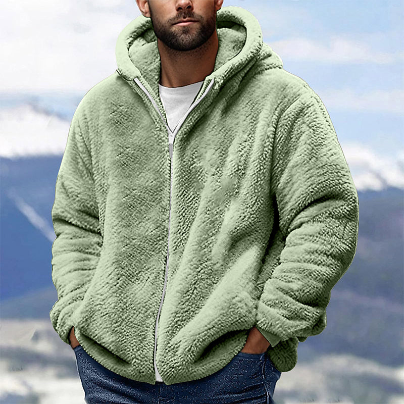 Hot Sale 50% OFF🔥Men's Loose Hooded Plush Jacket