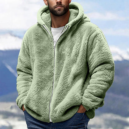 Hot Sale 50% OFF🔥Men's Loose Hooded Plush Jacket
