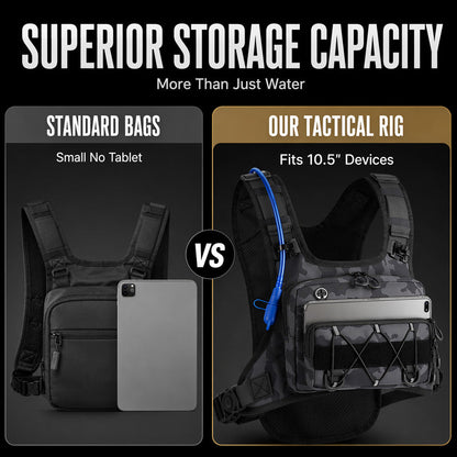 Chest Bag Hydration Ready Cycling Vest Pack for Men