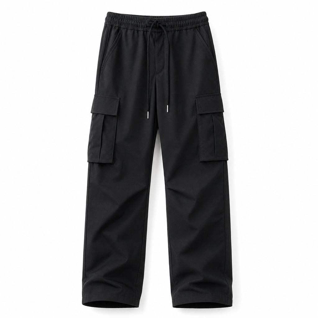 👖 Lightweight Feel, Utility Pockets | Men's Drawstring Cargo Pants