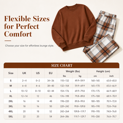 ⏰New Hot Sales - save 50%  😍Women's Soft Casual Crewneck Sweatshirt and Wide Leg Pants Set