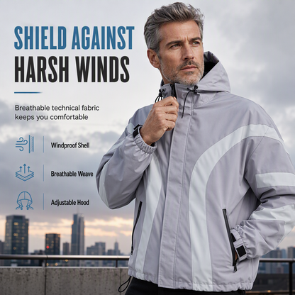 Men's Casual Simple and Trendy Outerwear Coat for Youth