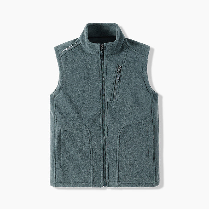 Unisex Thermal Brushed Vest with Zipper Pockets