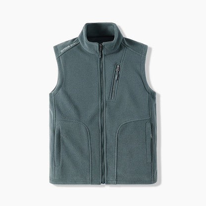 Unisex Thermal Brushed Vest with Zipper Pockets