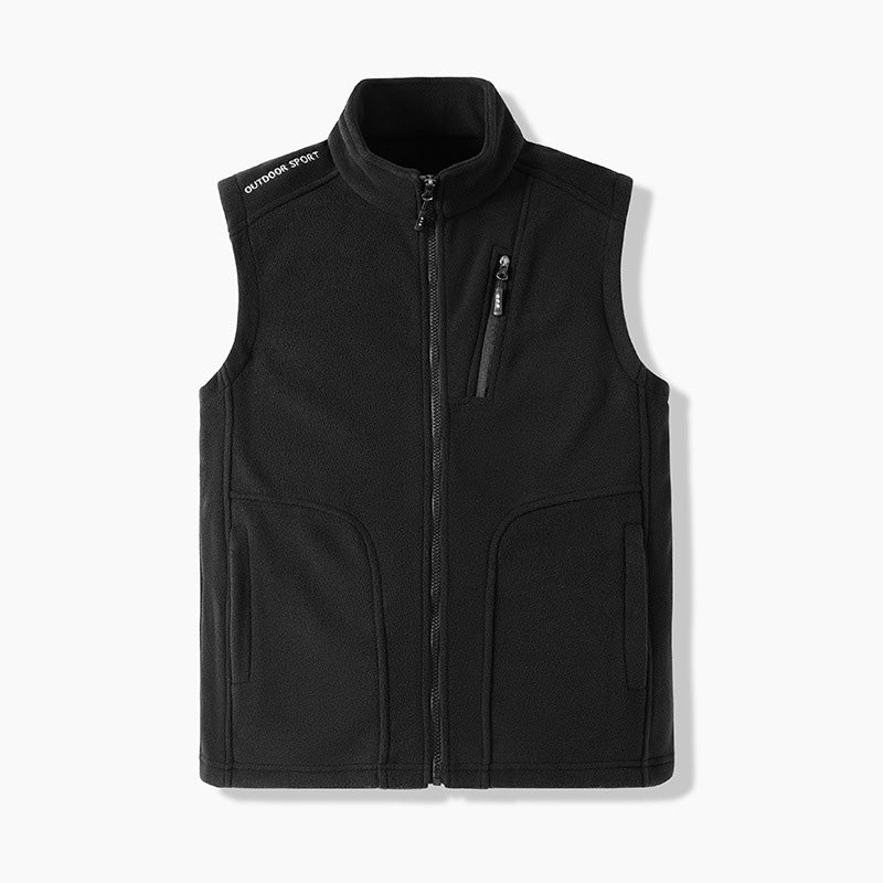 Unisex Thermal Brushed Vest with Zipper Pockets