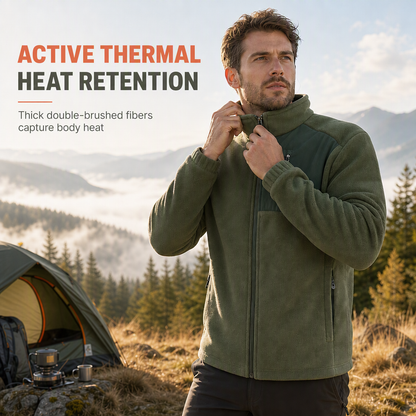 Men's Casual Warm Zip Up Jacket