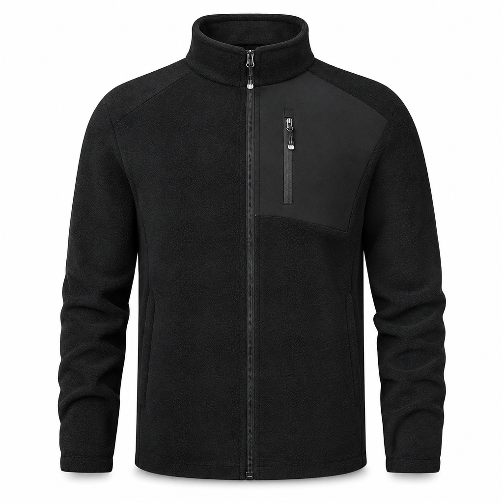 Men's Casual Warm Zip Up Jacket