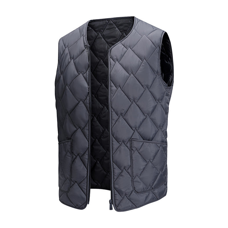 Men's Winter Thermal Diamond Quilted Vest