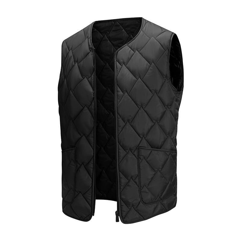 Men's Winter Thermal Diamond Quilted Vest