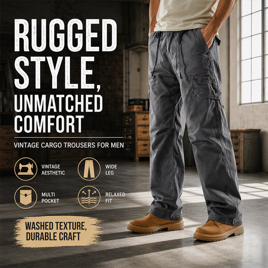 Men's Vintage Loose-Fit Cargo Pants