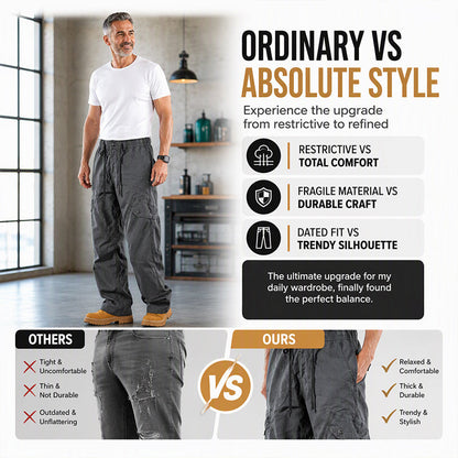 Men's Vintage Loose-Fit Cargo Pants