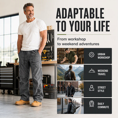 Men's Vintage Loose-Fit Cargo Pants