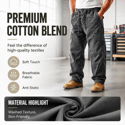 Men's Vintage Loose-Fit Cargo Pants