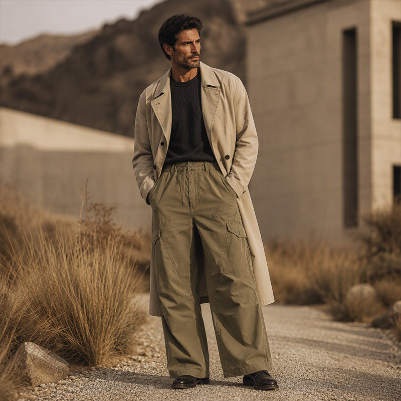 Men's Vintage Loose-Fit Cargo Pants