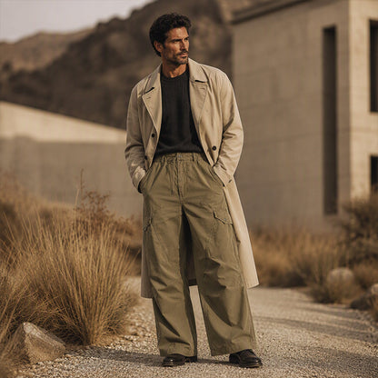 Men's Vintage Loose-Fit Cargo Pants