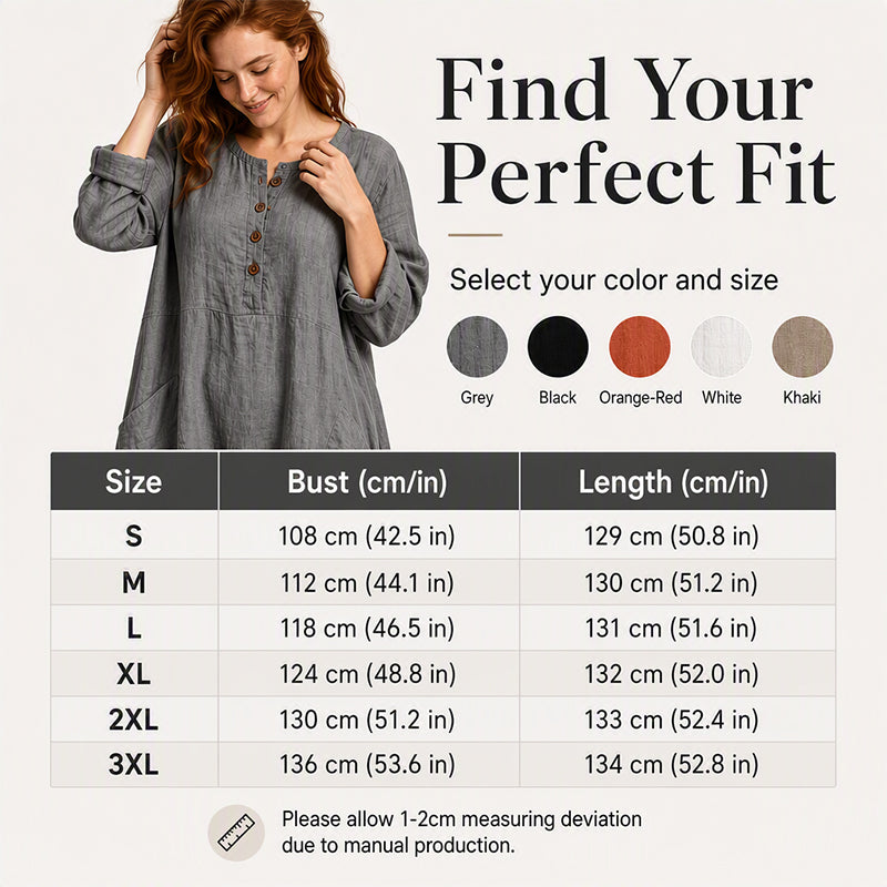 👗 Easy Style, Pockets Included | Women's Relaxed Maxi Dress