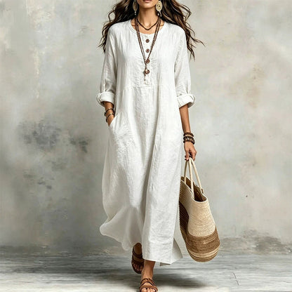 👗 Easy Style, Pockets Included | Women's Relaxed Maxi Dress