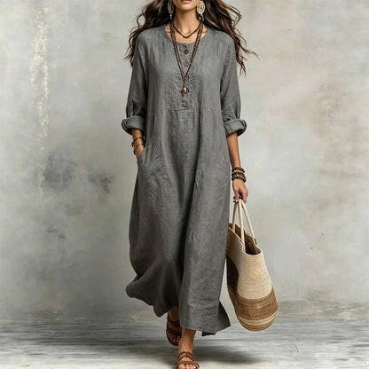 👗 Easy Style, Pockets Included | Women's Relaxed Maxi Dress