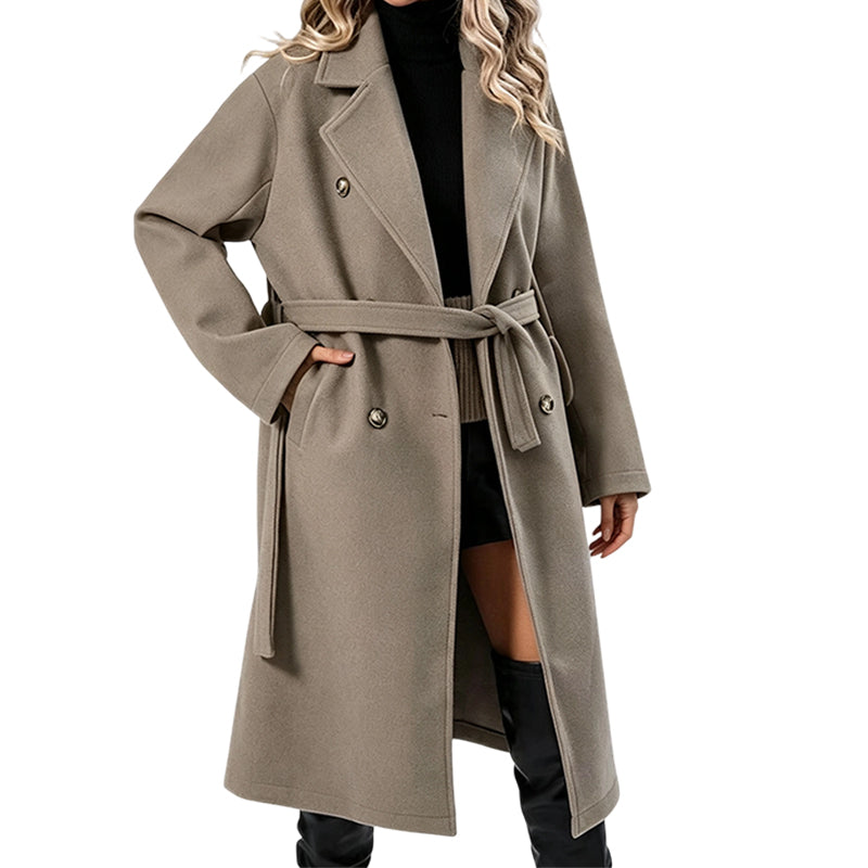 Refined Belted Trench Coat