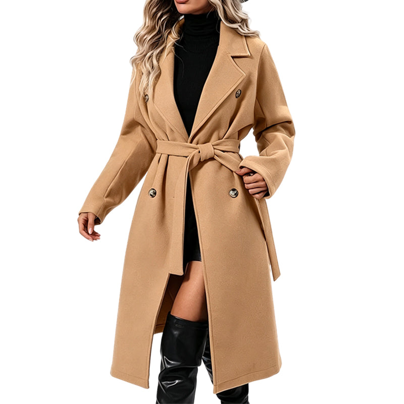 Refined Belted Trench Coat