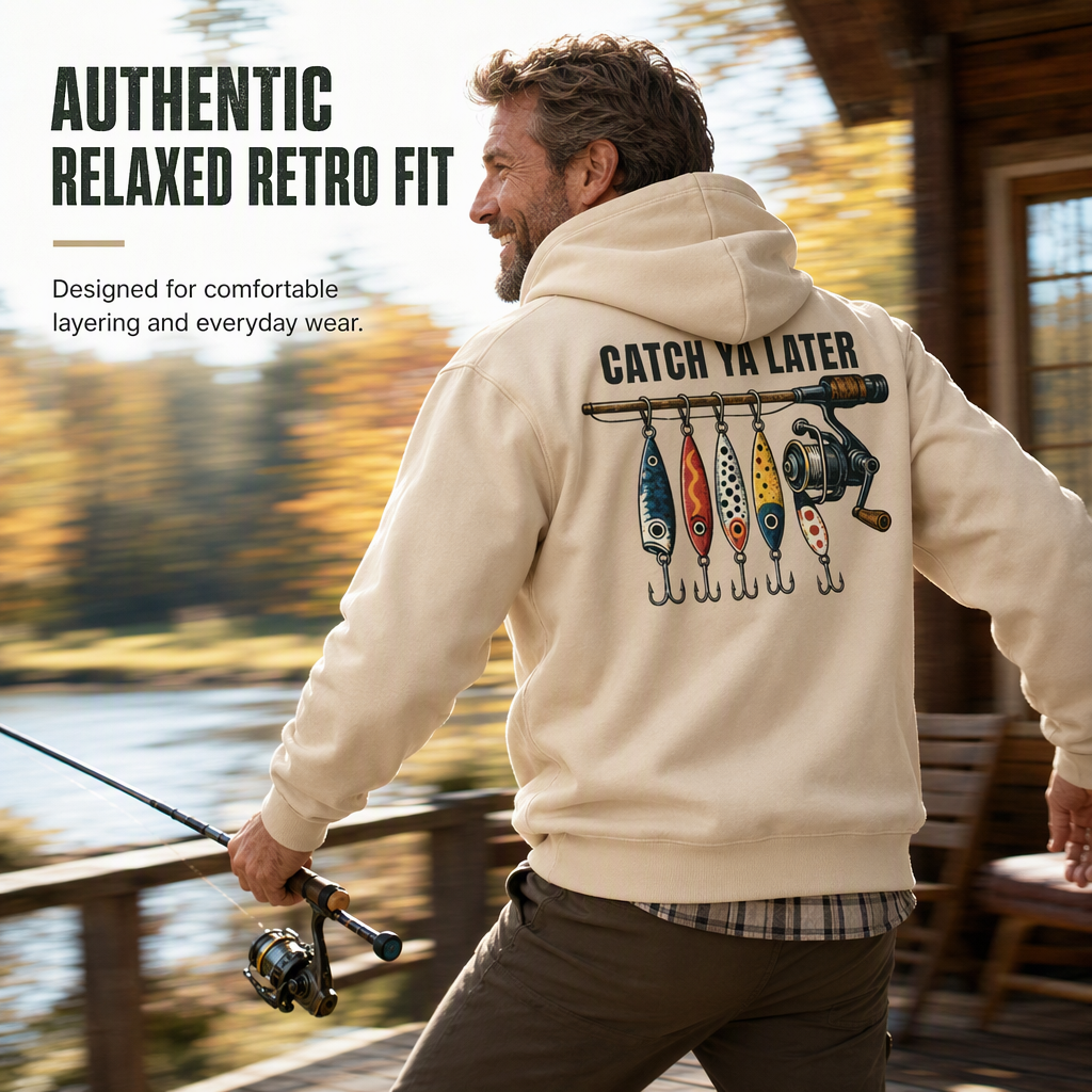 Elastic Ribbing & Comfortable Fit, Classic Casual — Men’s Vintage Hoodie 👕✨