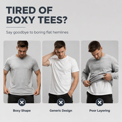 Men's Modern Slim Fit Long Sleeve T-Shirt