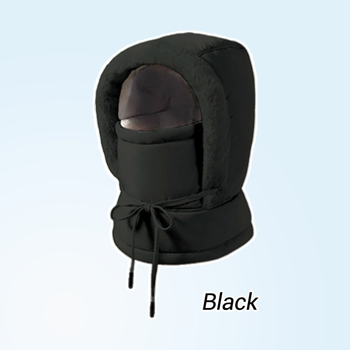 🖤Black Friday Sale:50% OFF🖤❄️Plush-lined Thickened Thermal Hat with Face Mask