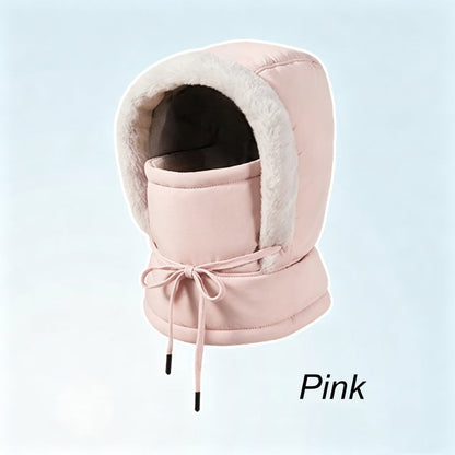 🖤Black Friday Sale:50% OFF🖤❄️Plush-lined Thickened Thermal Hat with Face Mask