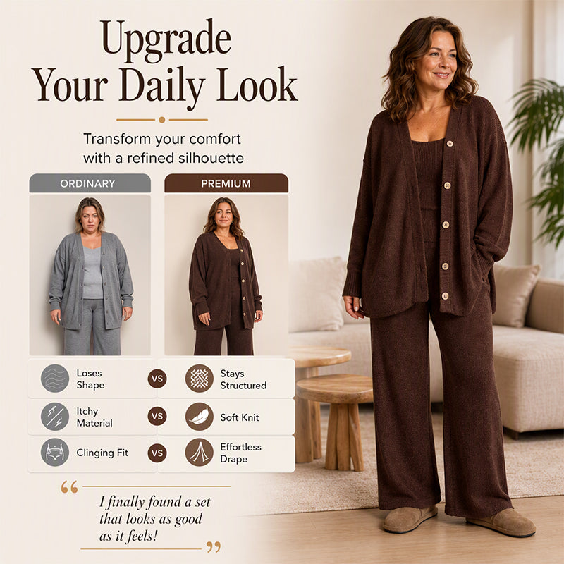 🍂 Women's 3-Piece Knit Set – Multiple Colors, Easy to Style ✨