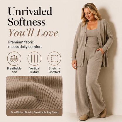 🍂 Women's 3-Piece Knit Set – Multiple Colors, Easy to Style ✨