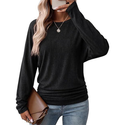 🧶Soft Knit, Multi-Color Versatile🍂 Women's Crewneck Knit Sweater – Stretch & Shape-Retaining, Six Autumn Shades | Easy to Pair with Denim, Boots & Skirts ✨