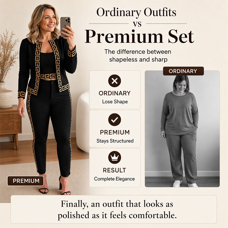 Women's Cardigan Tube Top & Pants 3-Piece Set