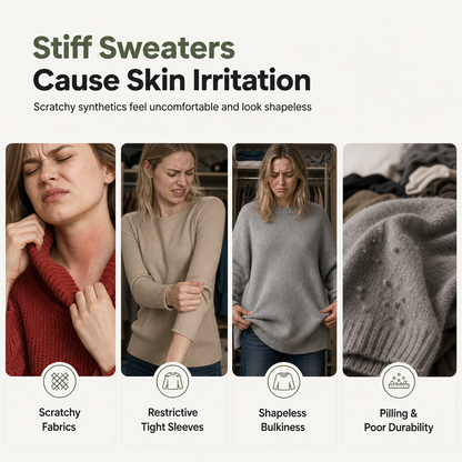 🌸Hot Sale 50% OFF💖Women's Solid Color Knit Pullover Sweater