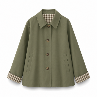 Women's Casual Long Sleeve Single Breasted Autumn Winter Coat