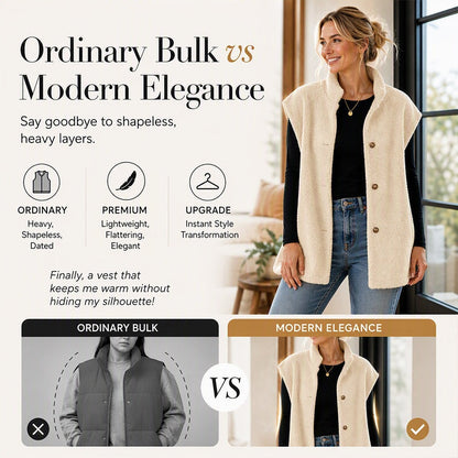 Women's Casual Sherpa Warm Vest