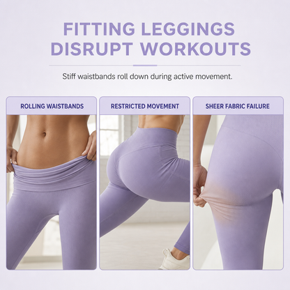 High Waisted Seamless Ribbed Yoga Pants Workout Gym Leggings Athletic Tights