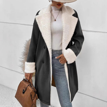 Women's Elegant Woollen Coat — Winter 🧥
