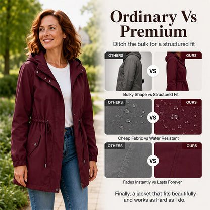 Everyday Outerwear!Women's Hooded Windbreaker ✨