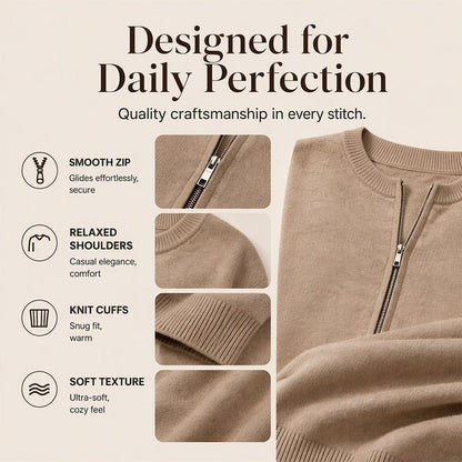 ☁️Women's Casual Zip-Up Knit Jacket