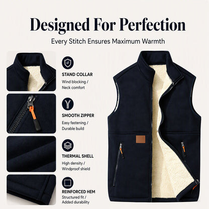 Women's Winter Thermal Stand Collar Vest