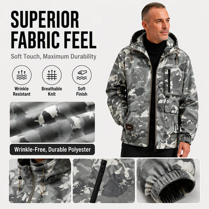 🧥 Stylish Camouflage Hooded Jacket | Bold Look & Everyday Comfort ✨