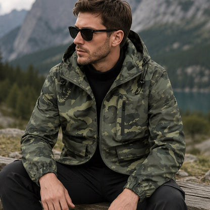 🧥 Stylish Camouflage Hooded Jacket | Bold Look & Everyday Comfort ✨