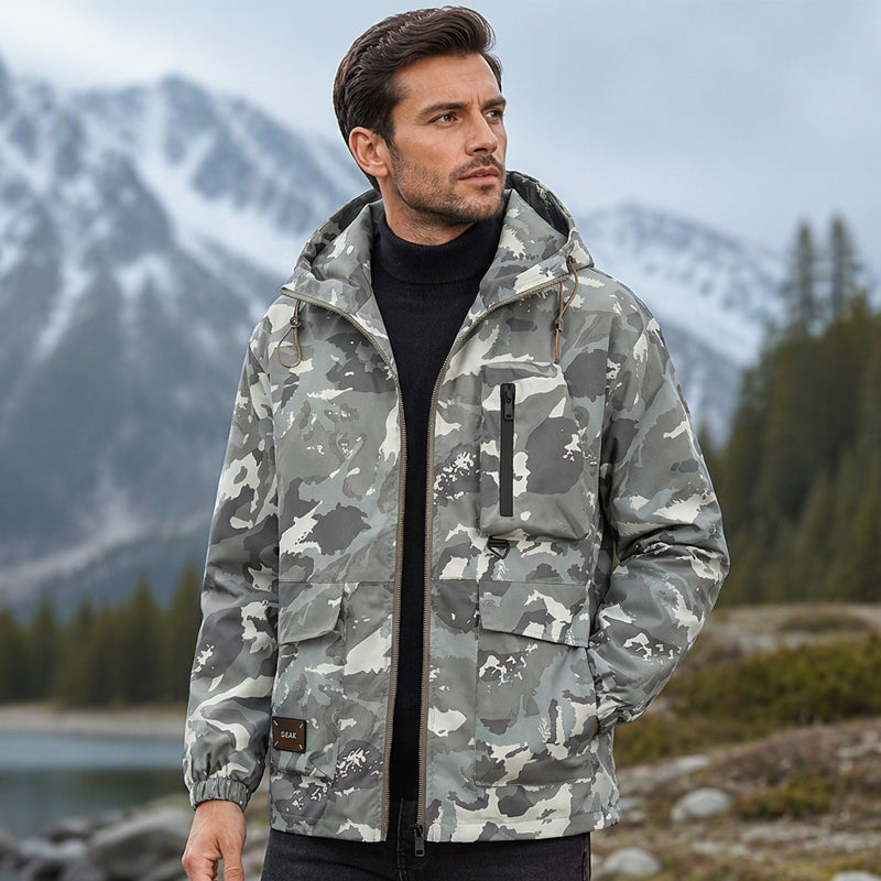 🧥 Stylish Camouflage Hooded Jacket | Bold Look & Everyday Comfort ✨