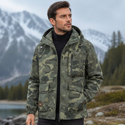 🧥 Stylish Camouflage Hooded Jacket | Bold Look & Everyday Comfort ✨