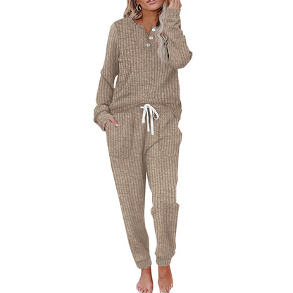 Women's Top & Drawstring Pants 2-Piece Set