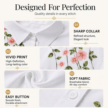 Women's Floral Printed Long Sleeve Shirt