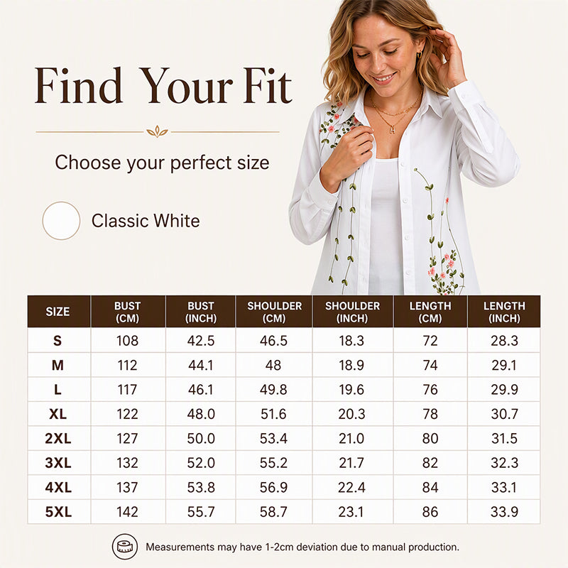 Women's Floral Printed Long Sleeve Shirt