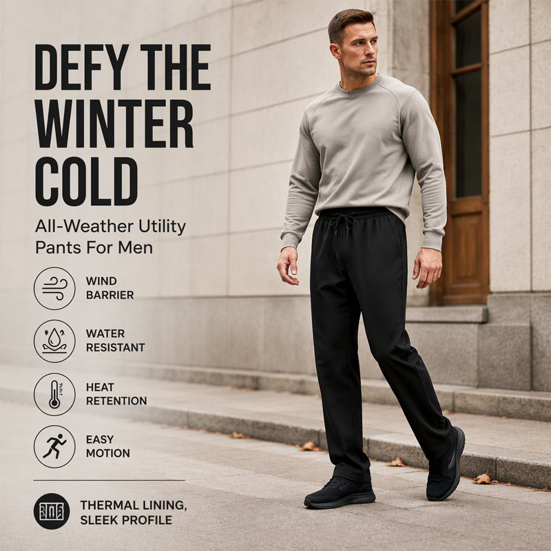 🌬️ Unisex Windproof Quick-Dry Pants | Plush-Lined Warmth – Ideal for Outdoor Adventures & Daily Commute ✨