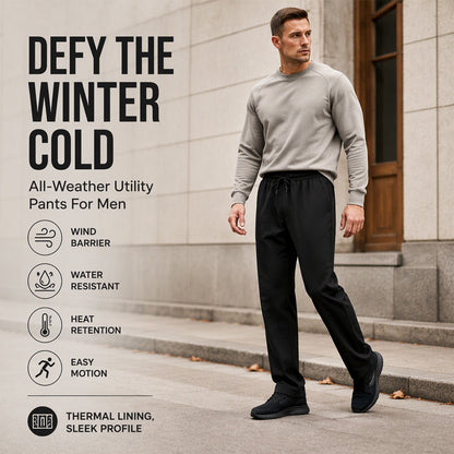 🌬️ Unisex Windproof Quick-Dry Pants | Plush-Lined Warmth – Ideal for Outdoor Adventures & Daily Commute ✨