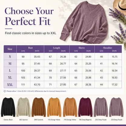 Women's V Neck Long Sleeve Pullover Top
